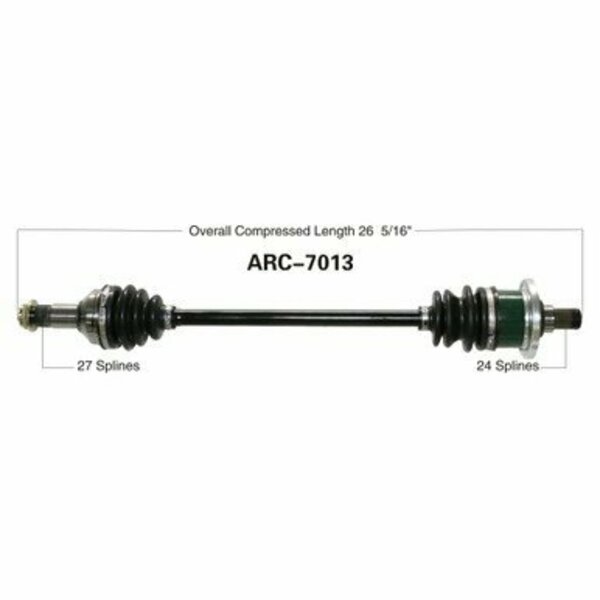 Wide Open OE Replacement CV Axle for ARCTIC FRONT PROWLER ARC-7013